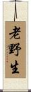 老野生 Scroll