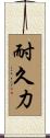 Stamina / Endurance Scroll