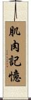 肌肉記憶 Scroll