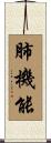 肺機能 Scroll