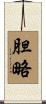 胆略 Scroll