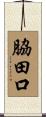 脇田口 Scroll