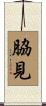 脇見 Scroll