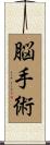 脳手術 Scroll