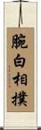 腕白相撲 Scroll