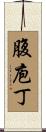 腹庖丁 Scroll