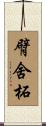 臂舍柘 Scroll