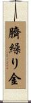 臍繰り金 Scroll