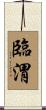 臨渭 Scroll