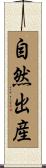 自然出産 Scroll