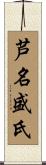 芦名盛氏 Scroll