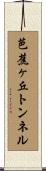 芭蕉ヶ丘トンネル Scroll