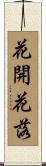 Flowers Bloom and Flowers Fall Scroll
