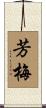 芳梅 Scroll