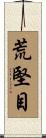 荒堅目 Scroll
