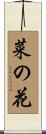 菜の花 Scroll