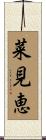 菜見恵 Scroll