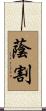 蔭割 Scroll