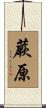 蕨原 Scroll