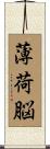 薄荷脳 Scroll