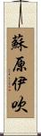 蘇原伊吹 Scroll