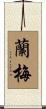 蘭梅 Scroll