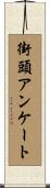 街頭アンケート Scroll