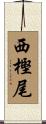 西樫尾 Scroll