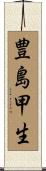 豊島甲生 Scroll