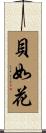 貝如花 Scroll