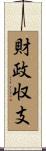 財政収支 Scroll