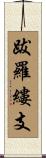 跋羅縷支 Scroll