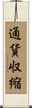 通貨収縮 Scroll