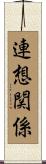 連想関係 Scroll