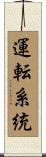 運転系統 Scroll