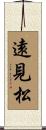 遠見松 Scroll