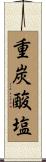 重炭酸塩 Scroll
