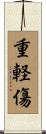重軽傷 Scroll