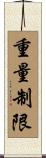 重量制限 Scroll