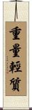 重量輕質 Scroll