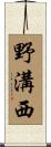 野溝西 Scroll