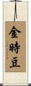 金時豆 Scroll