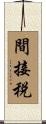 間接税 Scroll