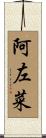 阿左菜 Scroll