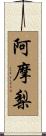 阿摩梨 Scroll