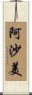 阿沙美 Scroll