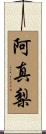 阿真梨 Scroll