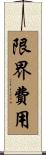 限界費用 Scroll