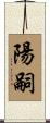 陽嗣 Scroll