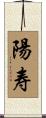 陽寿 Scroll
